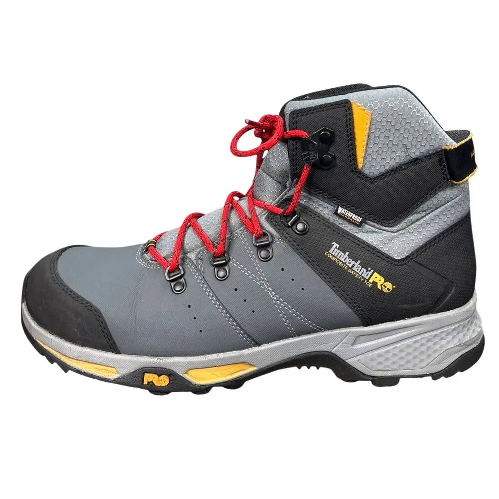 Timberland PRO Men's Switchback WP Grey Safety Boots Size US 11